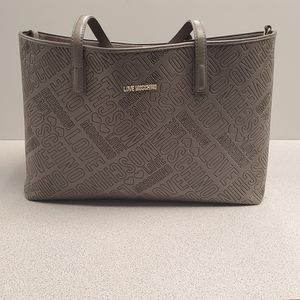 Love Moschino embossed tote